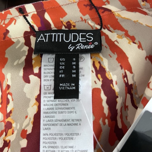 NWT Attitudes By Renee QVC Reversible Open Front Satin Cardigan Sz Sm Discont. - Picture 3 of 7